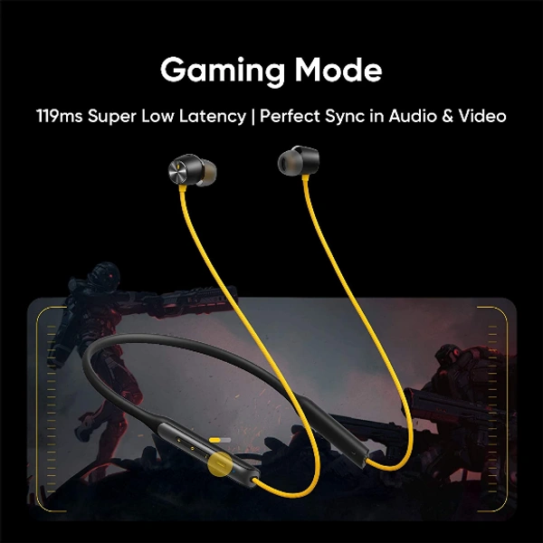 Realme Buds Wireless 2 Neo (Black) Earphones , Bass Boost+ & Magnetic Instant Connection 